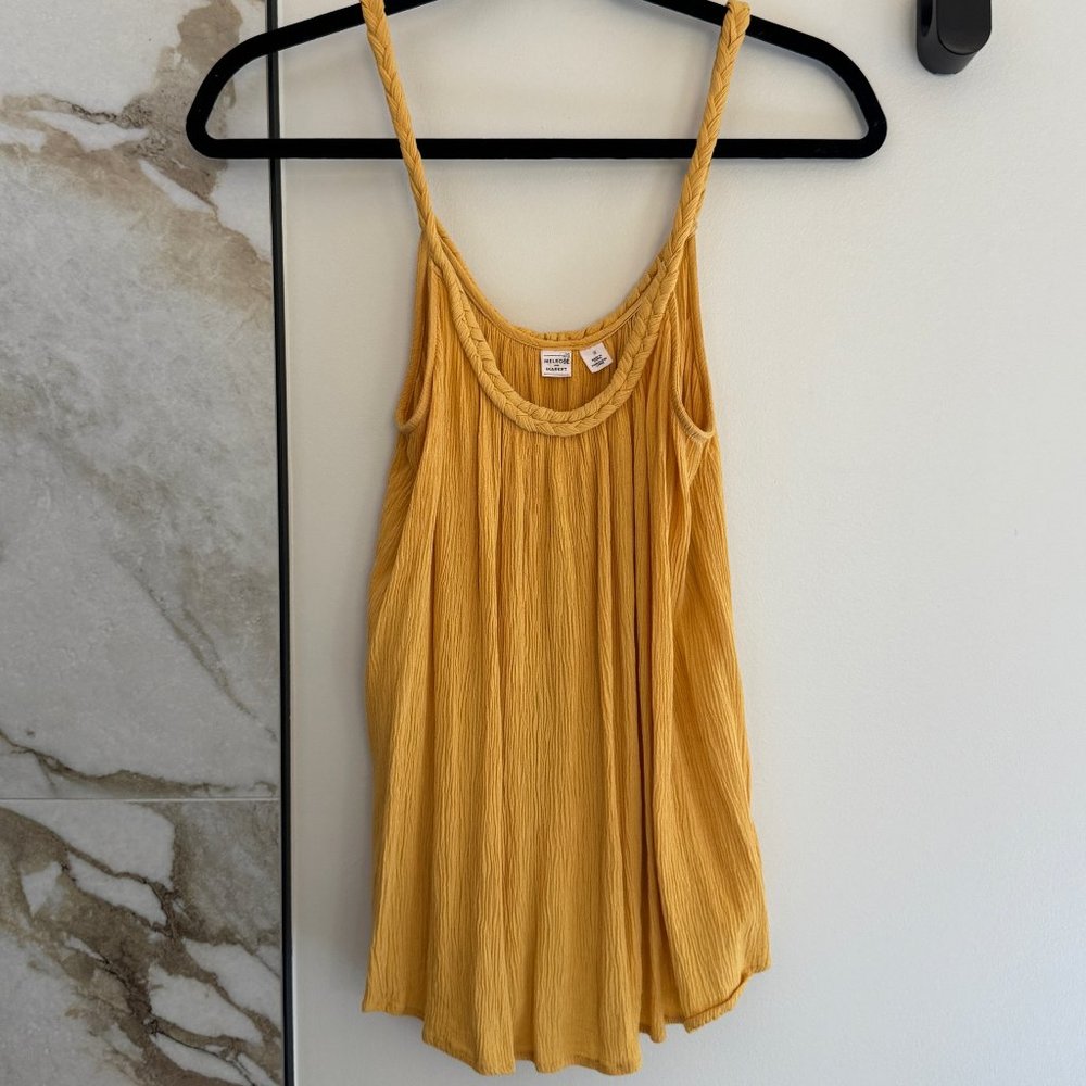 Braided Yellow Tank Small